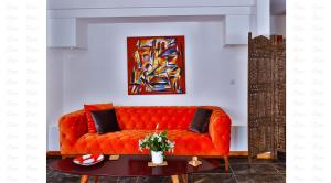 Zona de estar de Çınarlar Apart Hotel KAŞ
