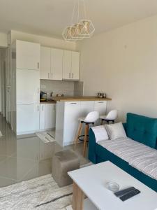 Η κουζίνα ή μικρή κουζίνα στο Jelena apartment Bar