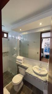 Ванная комната в Hotel Casa Bethel