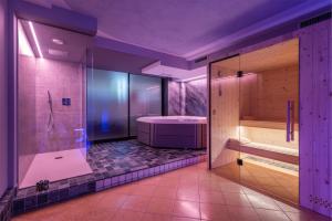 Koupelna v ubytování Hotel Gabry