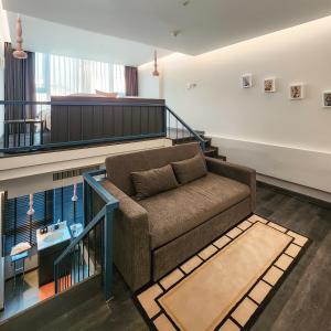 Χώρος καθιστικού στο SOOKNIRUND HOTEL