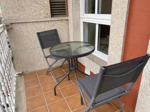 Balkón alebo terasa v ubytovaní Apartamento próximo a la playa