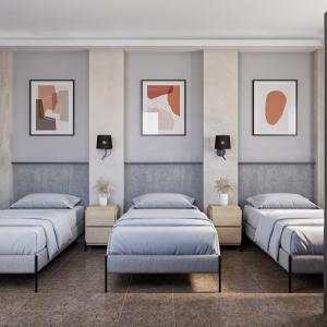 Katil atau katil-katil dalam bilik di Medi Apart OteL
