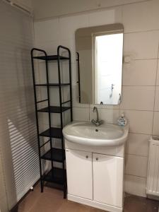 Et badeværelse på Urban Nest Apartments Party Szewska21