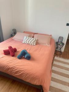 Posteľ alebo postele v izbe v ubytovaní Appartement charmant centre Biarritz