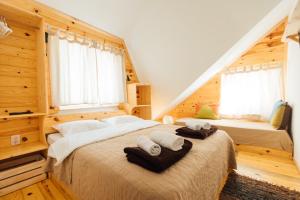 Łóżko lub łóżka w pokoju w obiekcie Backcountry