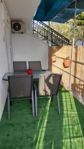 A balcony or terrace at Eirinis home