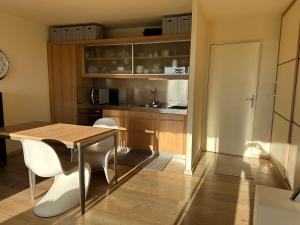 Una cocina o kitchenette en Studio Cap d'Antibes Vue Mer Exceptionnelle