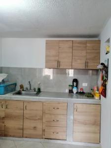 Kuchyň nebo kuchyňský kout v ubytování MISS LUCY