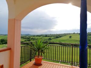 Balkón nebo terasa v ubytování Agriturismo Podere Verdicchio + 9 fotografií