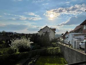 una vista dal balcone di una casa di Ferienwohnung Donald a Sankt Andreasberg