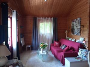Posedenie v ubytovaní Chalet au calme cœur du LOT