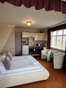 Kuchyň nebo kuchyňský kout v ubytování Kiljan Apartments & Rooms
