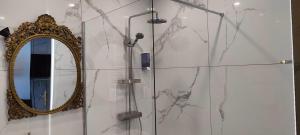 Koupelna v ubytování XuBa ApartmentRooms Messe Wien Prater