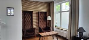 Posezení v ubytování XuBa ApartmentRooms Messe Wien Prater