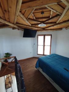 Ένα ή περισσότερα κρεβάτια σε δωμάτιο στο Alojamientos CUYEN para 2 o 3 personas Playa Quequen y El Faro