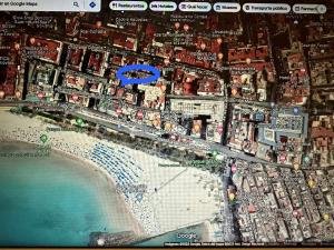 an aerial view of a beach and a city at Villa Playa y Centro Exclusive Accommodation in Benidorm