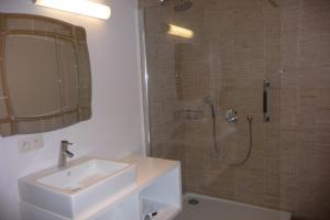Koupelna v ubytování B&B Riche Terre