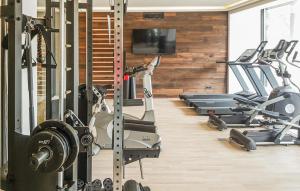 Das Fitnesscenter und/oder die Fitnesseinrichtungen in der Unterkunft Prora Solitaire Avida Loft 3