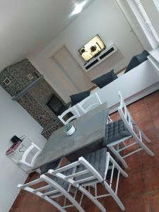 Η κουζίνα ή μικρή κουζίνα στο Apartma Sandi