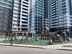 Detský kútik v ubytovaní Sky apartments Budova