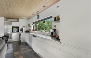 Η κουζίνα ή μικρή κουζίνα στο Gorgeous Home In Fanø With Kitchen