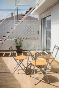 Balkón nebo terasa v ubytování Bungalow con encanto y vistas al mar