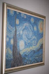 a painting of a starry sky at BAJKA in Kragujevac