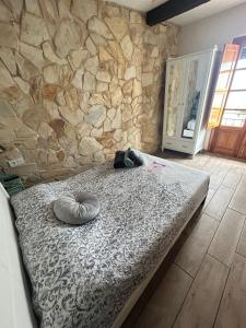 Postel nebo postele na pokoji v ubytování Lua Bierzo