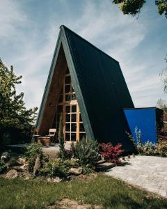 Zahrada ubytování Ábrahám Cabin House