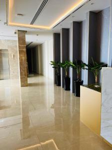 The lobby or reception area at Husin Al Khaleej Hotel Apartment