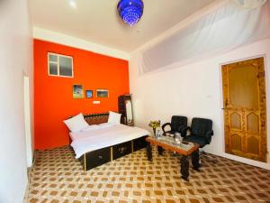 Ruang duduk di Pall Residency