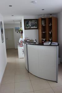 Kuchyň nebo kuchyňský kout v ubytování Bodensee Pension