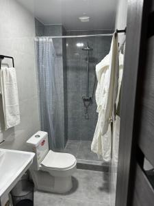 Vannituba majutusasutuses Friendly Hotel