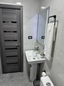 Vannituba majutusasutuses Friendly Hotel