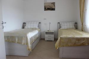Postel nebo postele na pokoji v ubytování Bodensee Pension
