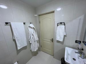 Vannituba majutusasutuses Friendly Hotel