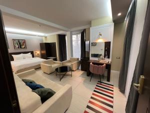 Katil atau katil-katil dalam bilik di Aleksandar Villa & Spa