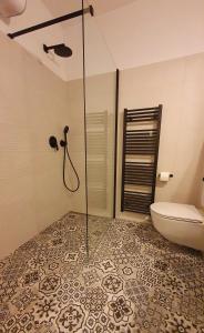 Koupelna v ubytování Apartma Bovec Center