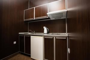 A cozinha ou kitchenette de Hotel Alexandar Lux