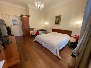 Posteľ alebo postele v izbe v ubytovaní Apartma Premium