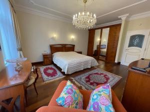 Posteľ alebo postele v izbe v ubytovaní Apartma Premium