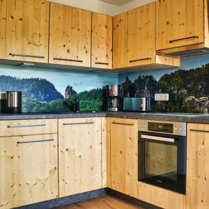 Dapur atau dapur kecil di Sandsteinidyll