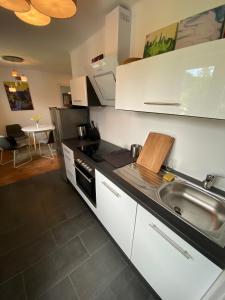 Kuchyňa alebo kuchynka v ubytovaní Haus Ogertschnig Feichterwirth