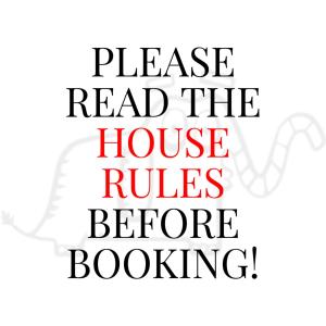 por favor leia as regras da casa antes de pedir emprestado em Wild Elephants Hostel em Bratislava