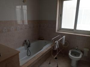 Phòng tắm tại Piso con las mejores vistas a la Ria de Cedeira