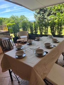 Restoran ili drugo mesto za obedovanje u objektu Le case di Anita in Toscana - Arezzo