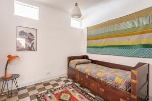A seating area at Casa Calderai art and design