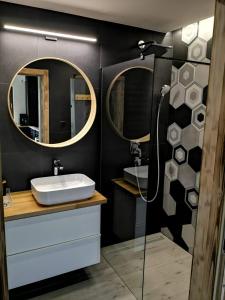 Kúpeľňa v ubytovaní Apartament Na Kamieniaku