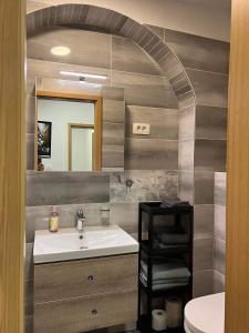 Koupelna v ubytování Apartma Mia